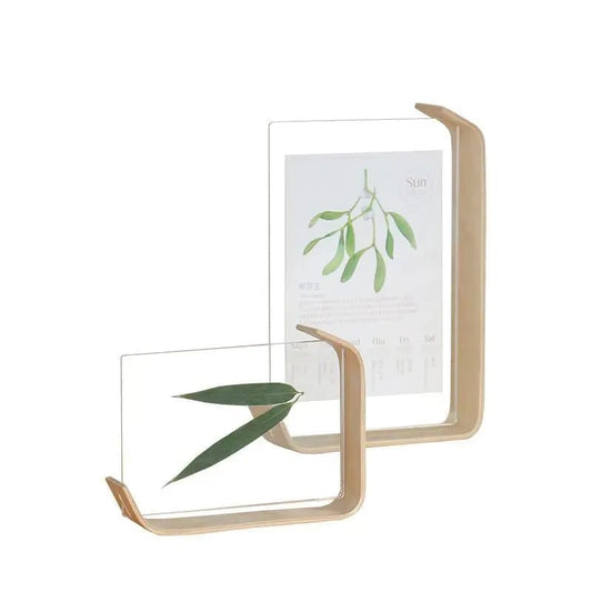Month calendar stylish glass stain